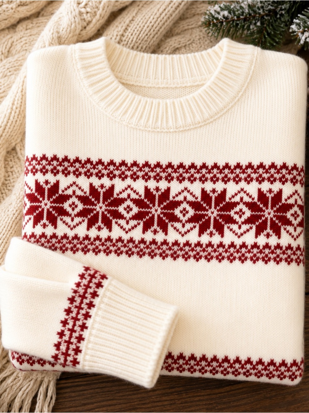 Apres Snowflake Fair Isle Sweater - Picture 1 of 14